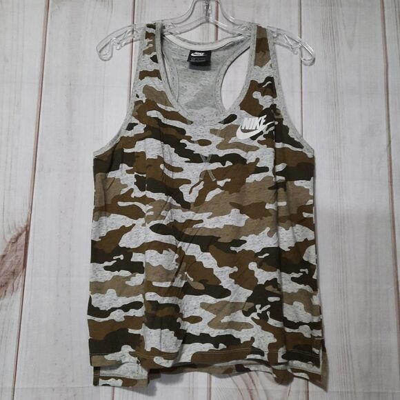 Nike Shirt Ladies Large Camouflage Active Core‎ - Picture 1 of 8